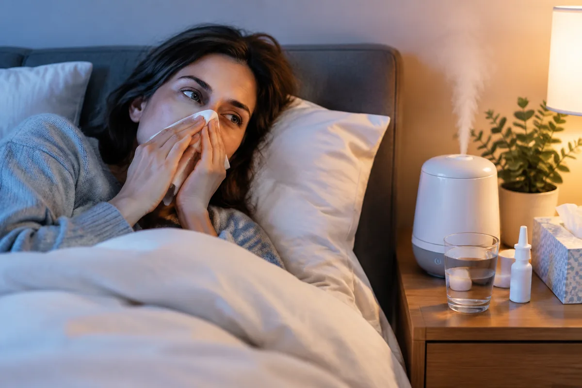Comment soulager un nez bouché la nuit
